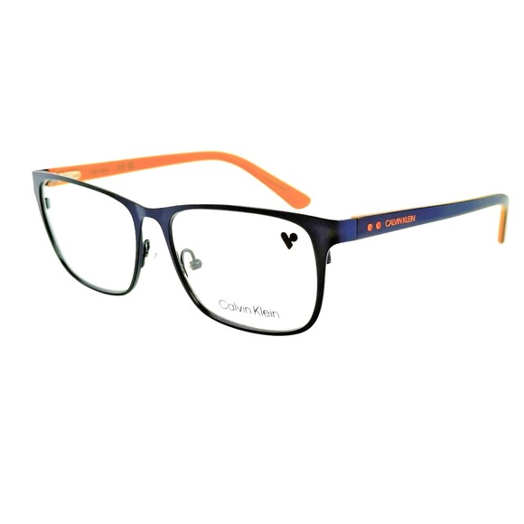 Calvin Klein CK19302 Mens Metal Eyeglass Frame 410 Navy 54-15 - Picture 2 of 4